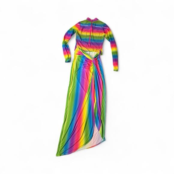 Rainbow body suit with skirt bottom - Picture 2 of 3